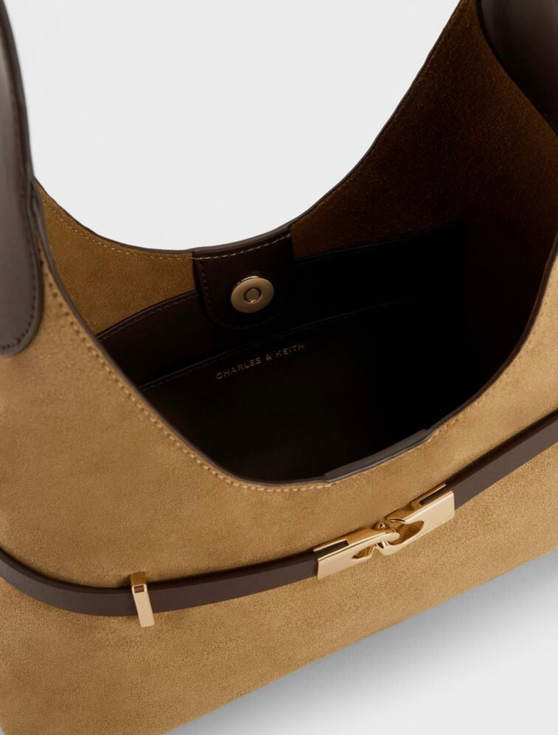 Arlet Metallic-Accent Belted Hobo Bag