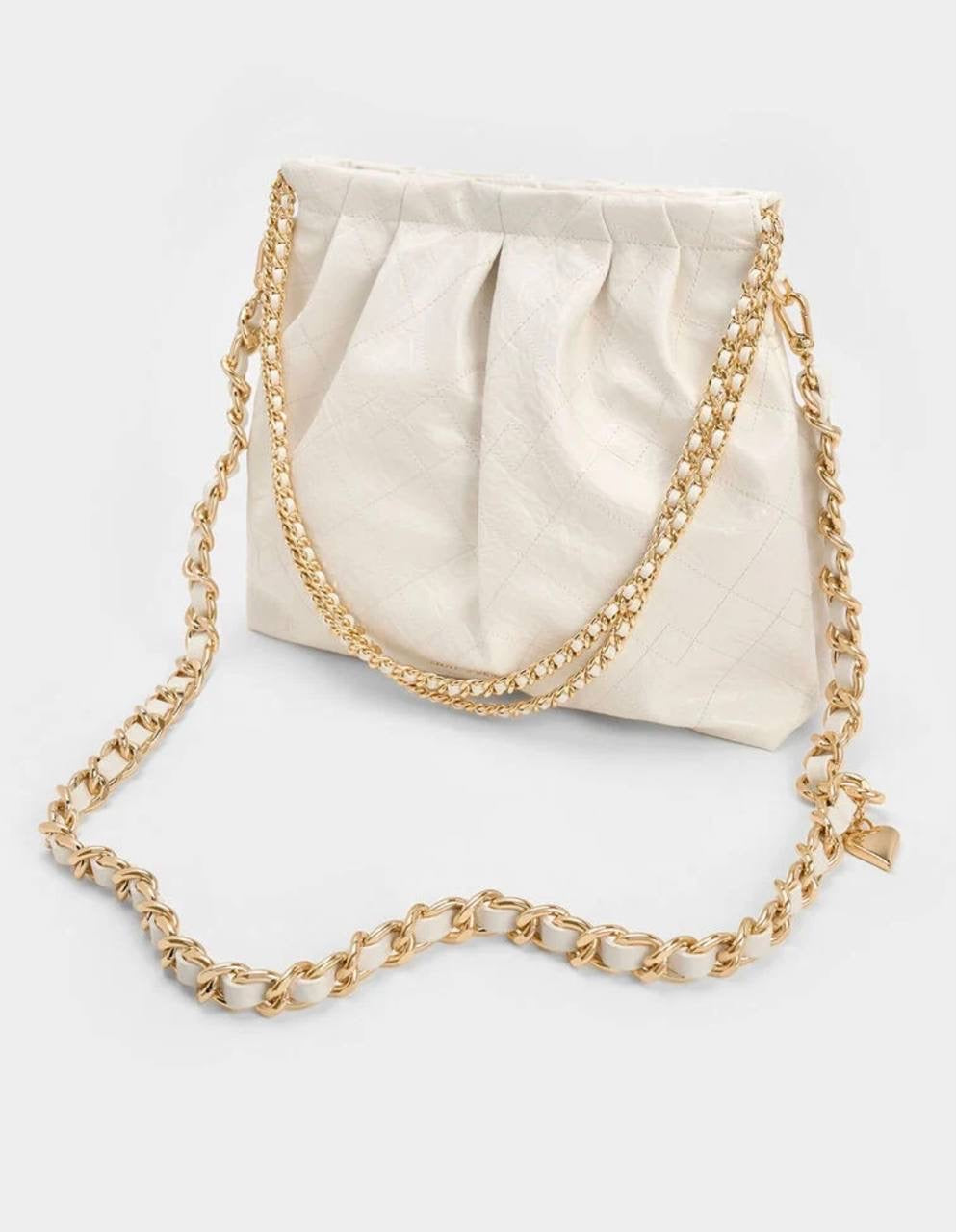Duo Double Chain Hobo Bag