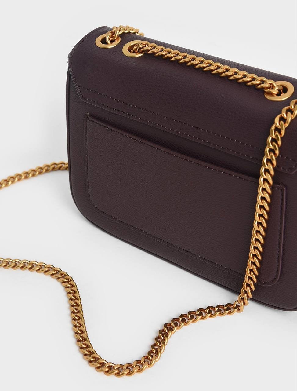 Classic Push-Lock Crossbody Bag