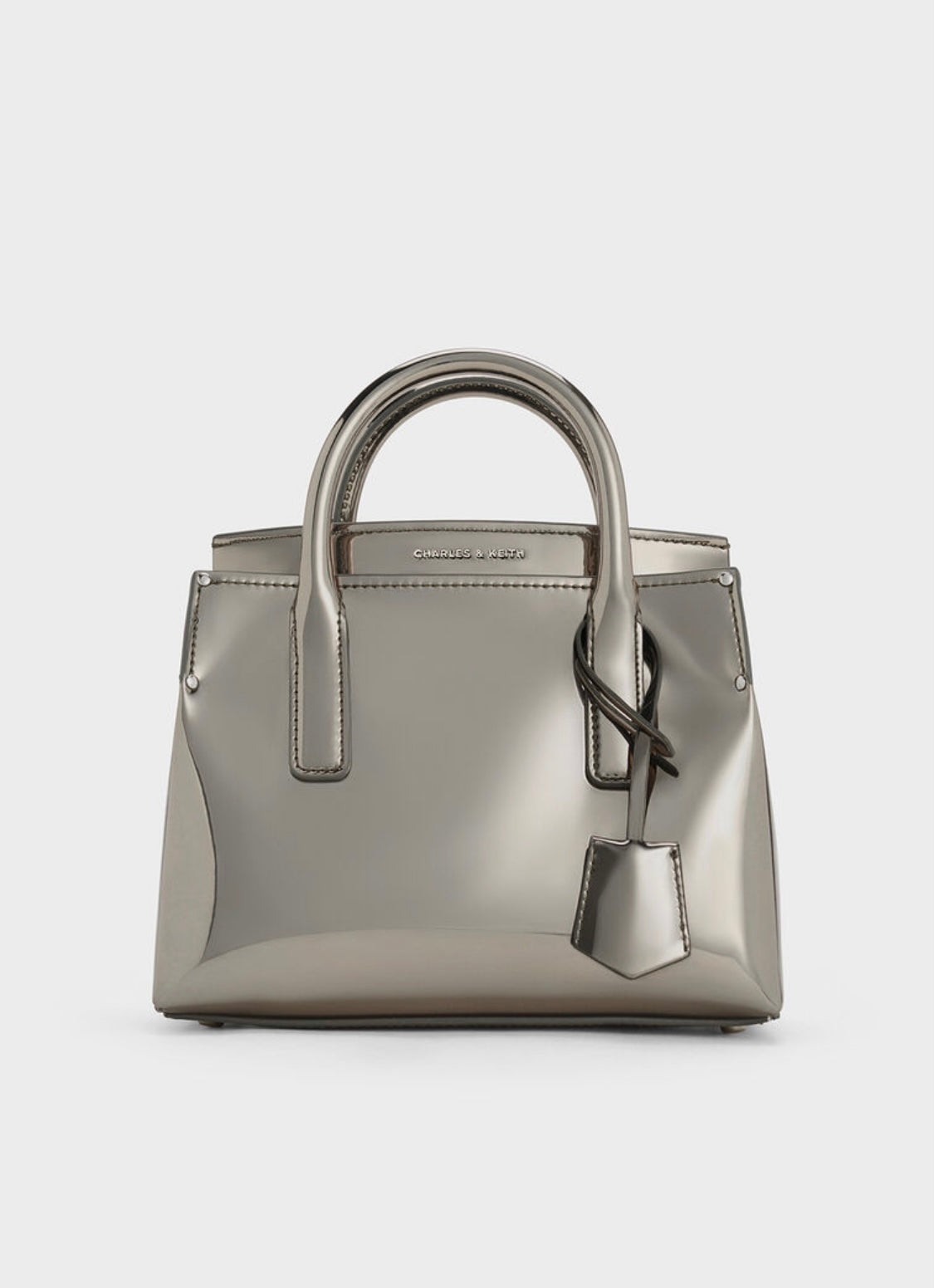 Rene Structured Top Handle Bag