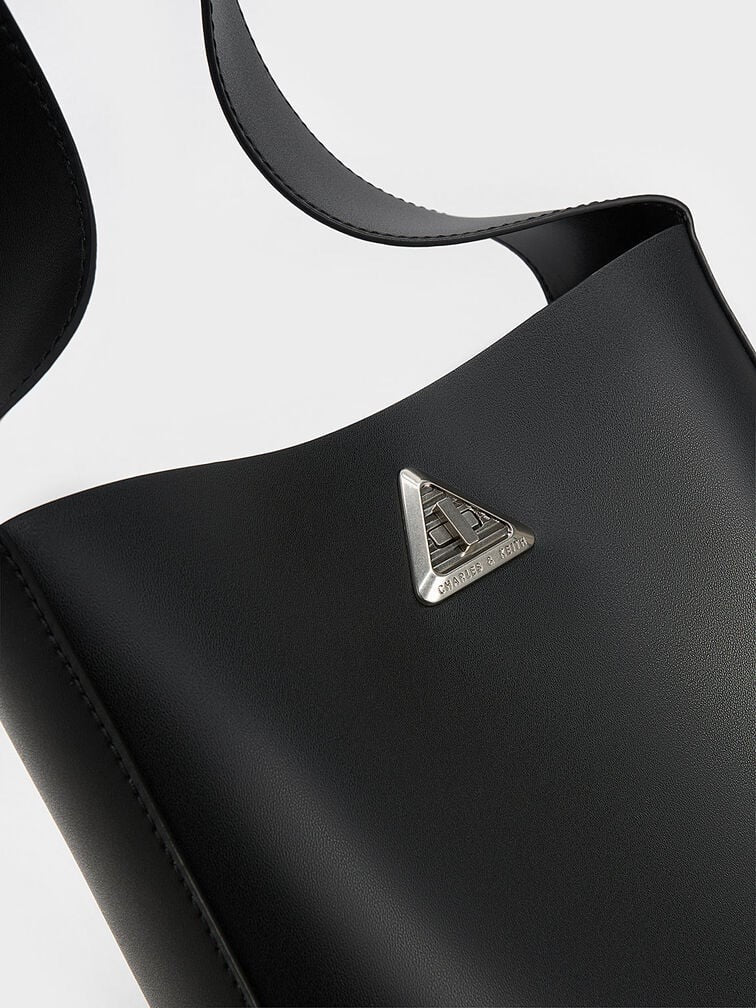 Trice Metallic Accent Large Hobo Bag