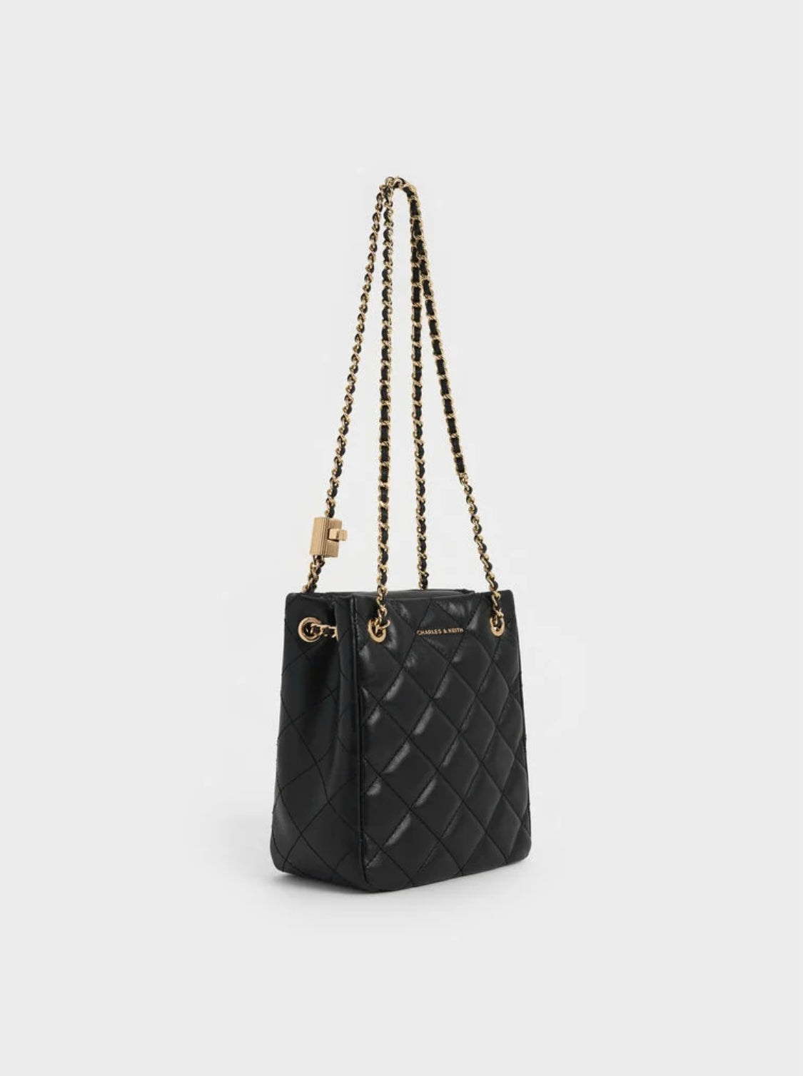 Alva Quilted Braided-Strap Shoulder Bag