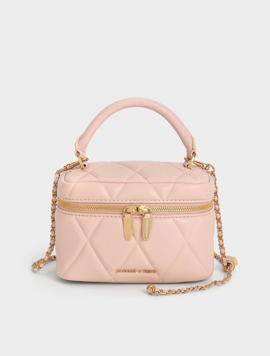 Arwen Quilted Top Handle Vanity Bag (With Box)