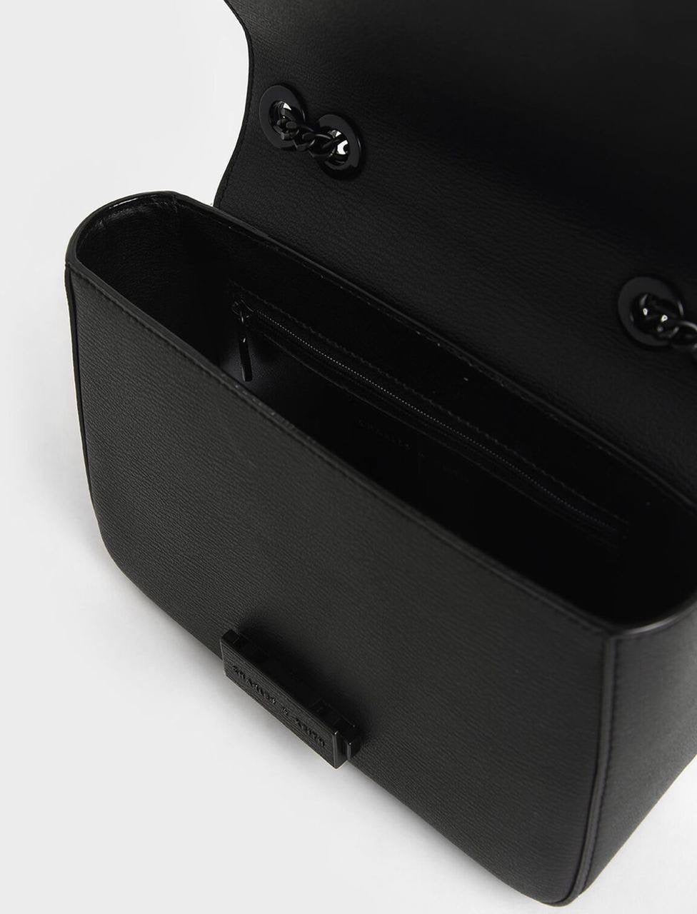 Classic Push-Lock Crossbody Bag
