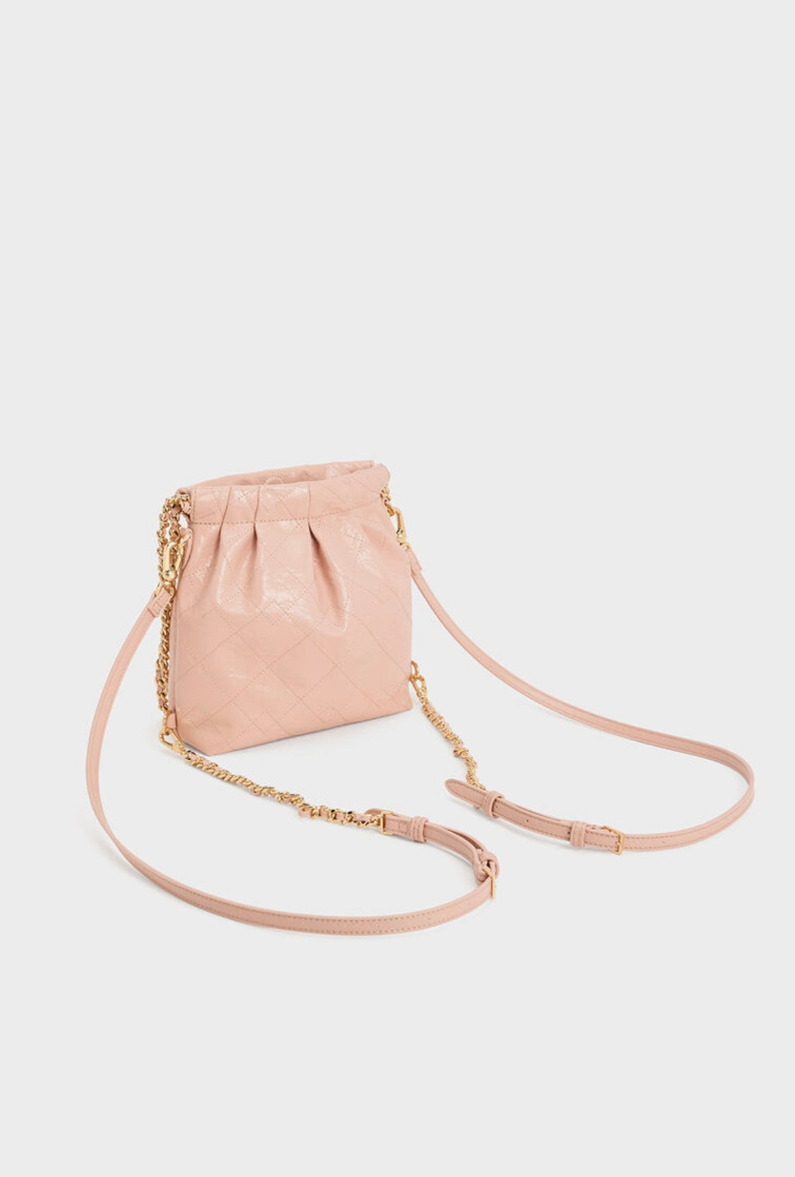 Duo Chain-Handle Two-Way Backpack