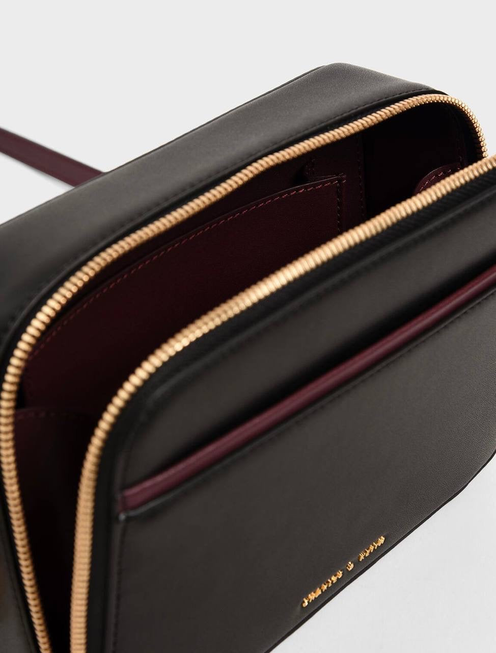 Double Zip Crossbody Bag