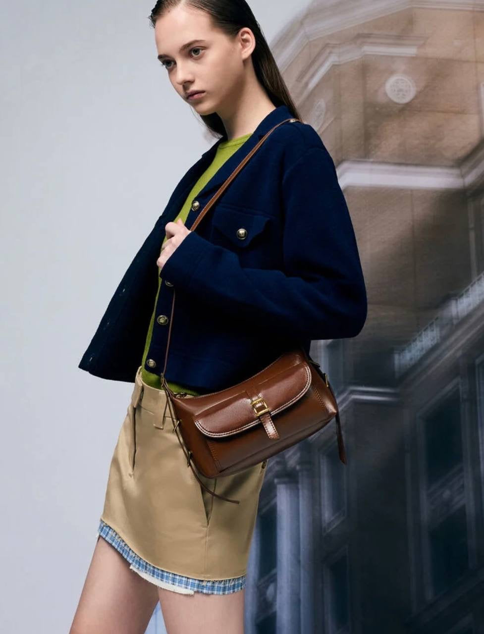 Bryna Belted Shoulder Bag