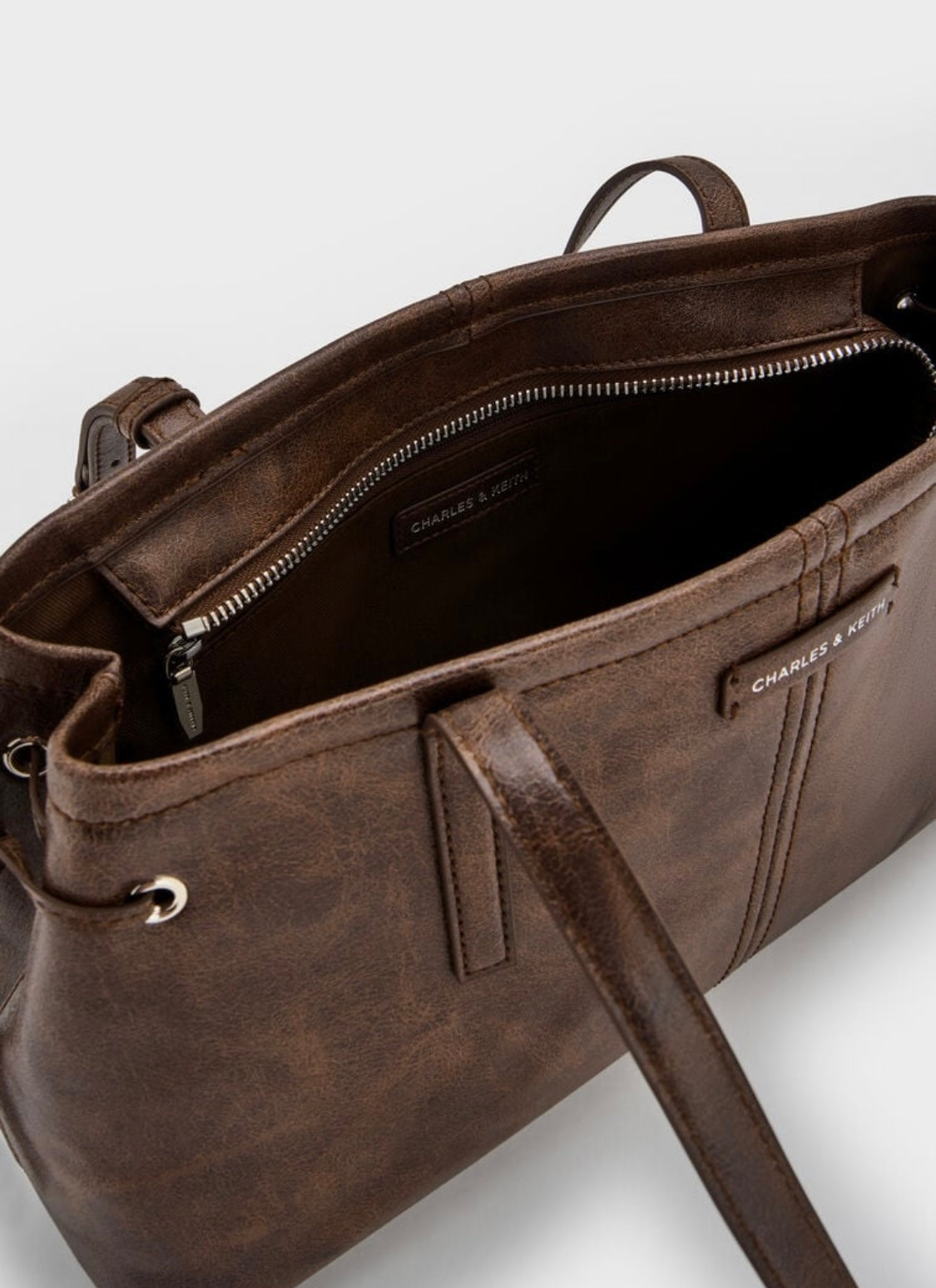Noane Elongated-Handle Shoulder Bag