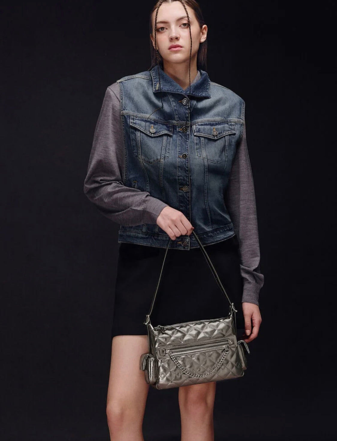Duo Quilted Shoulder Bag