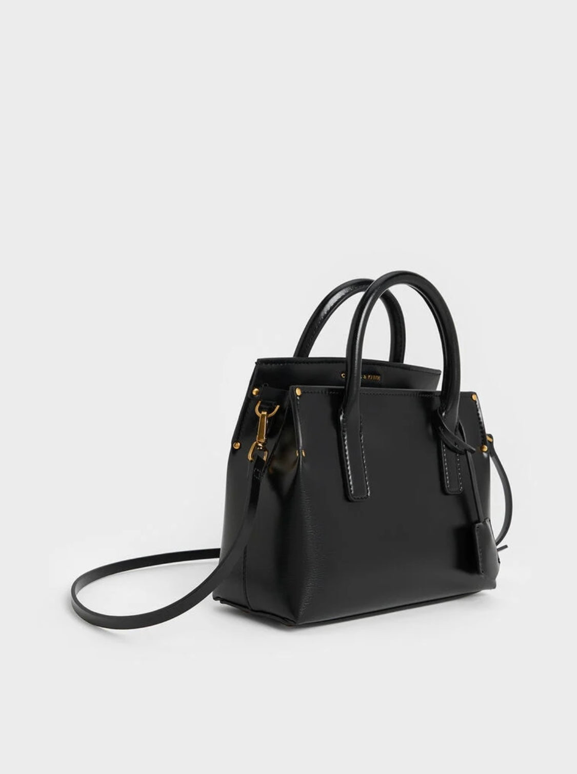 Rene Structured Top Handle Bag