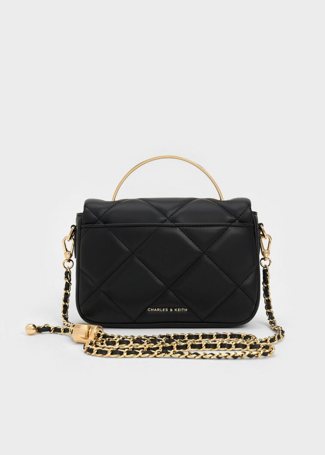 Quilted Boxy Top Handle Bag
