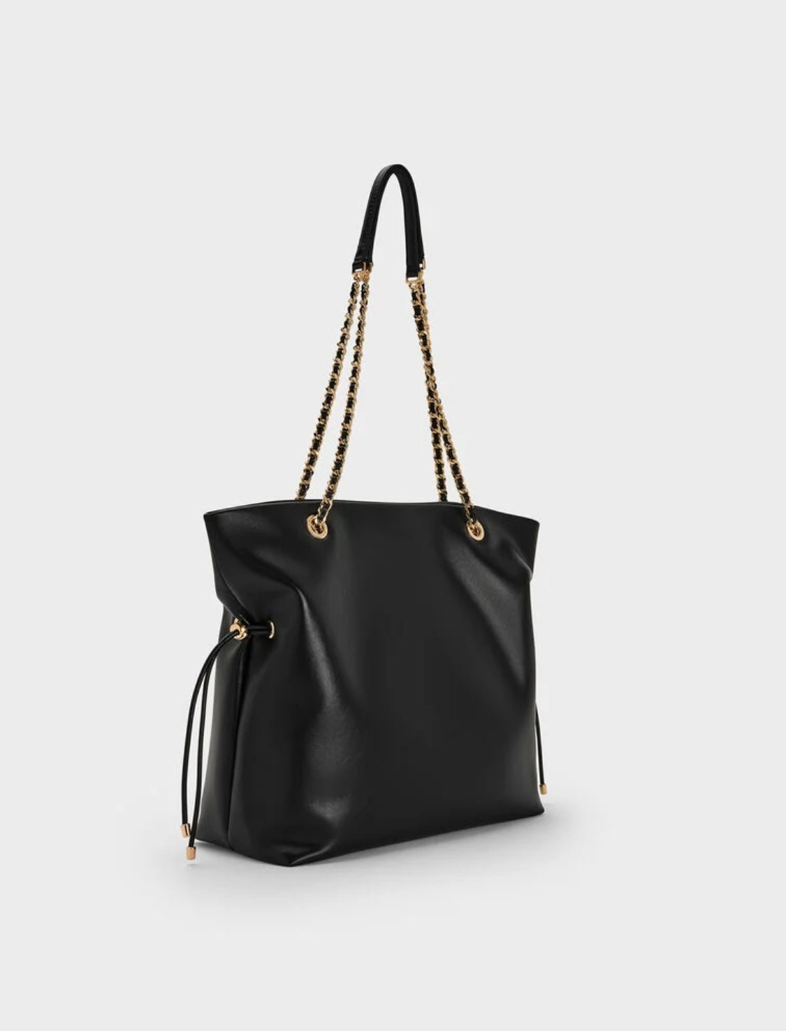 Arya Braided-Strap Double-Handle Tote Bag