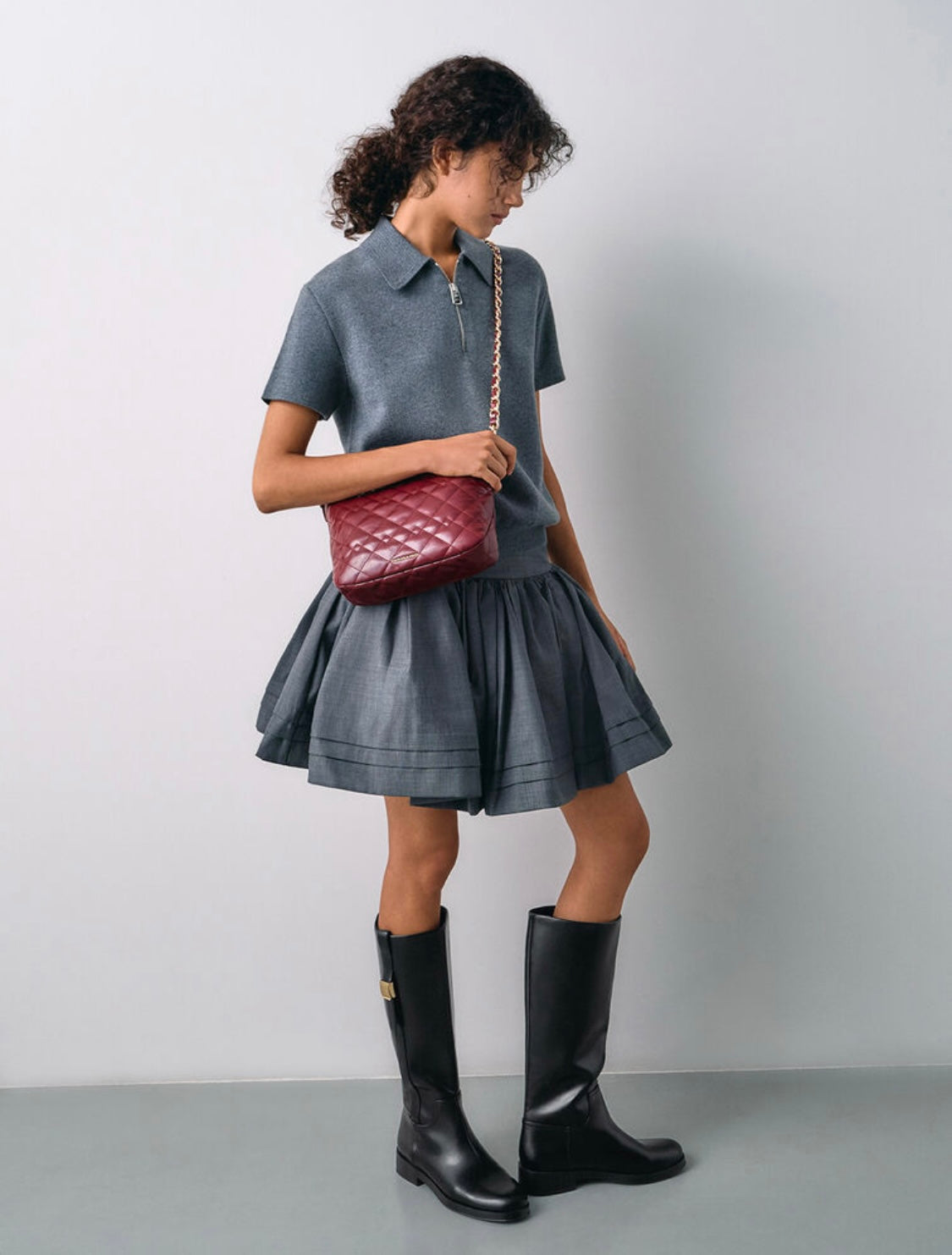 Duo Quilted Slouchy Hobo Bag
