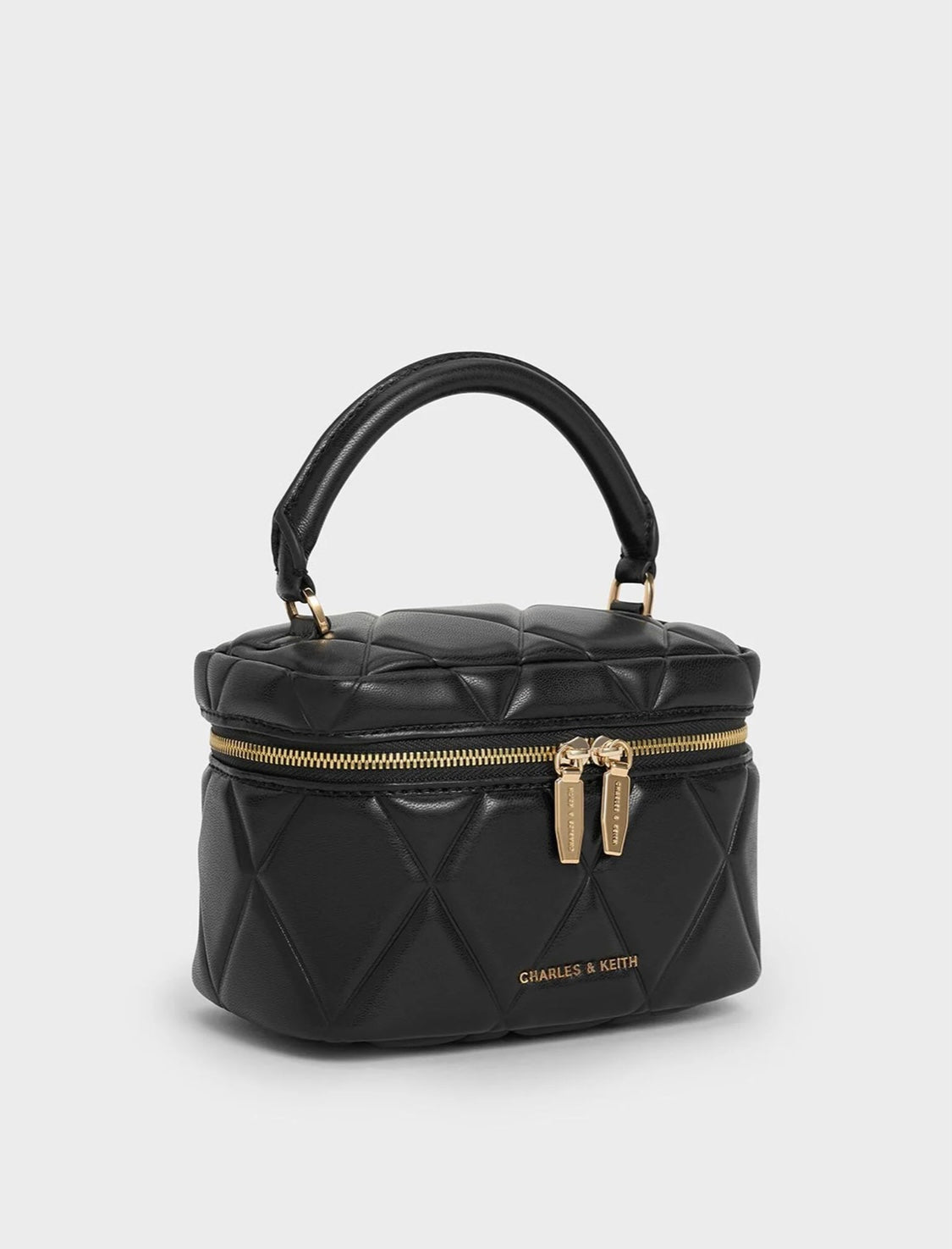 Arwen Quilted Top Handle Vanity Bag (With Box)